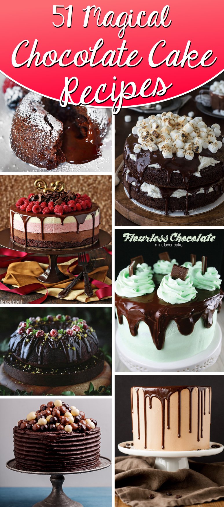 51 Magical Chocolate Cake Recipes that are Synonymous To Delicious!