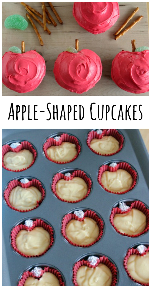 Apple-Shaped Cupcakes