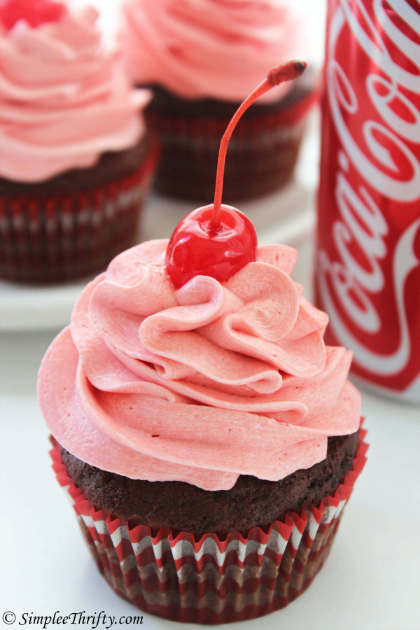 Cherry Coke Cupcakes