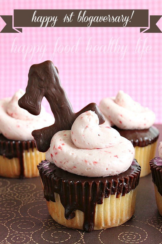 Chocolate Covered Strawberry Cupcakes