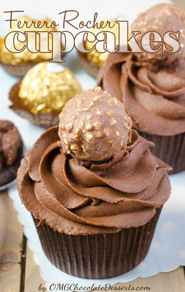 Ferrero Rocher Cupcakes