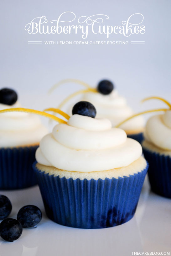 Lemon Blueberry Cupcakes