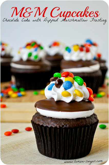 MandM Cupcakes