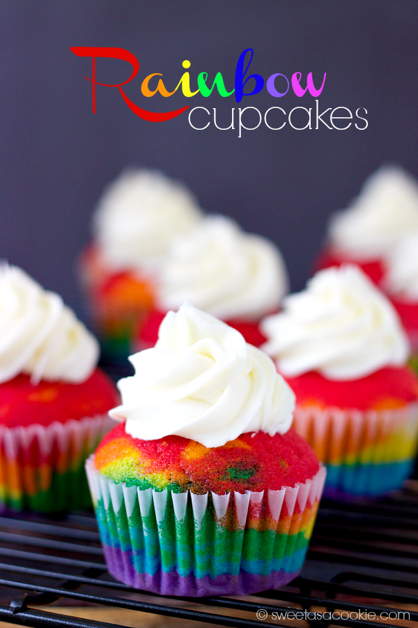 Rainbow Cupcakes