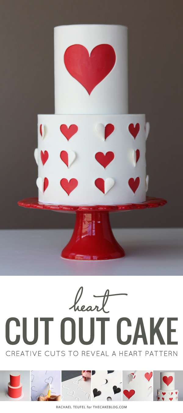 Heart Cut Out Cake