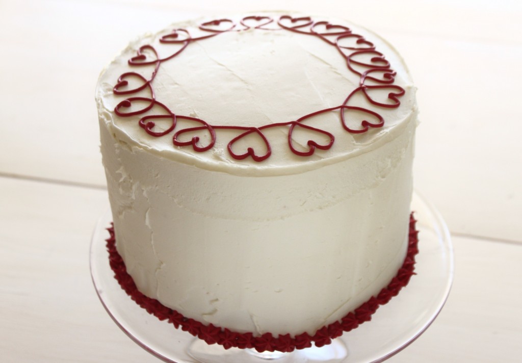 Valentine Cake with a Surprise Inside