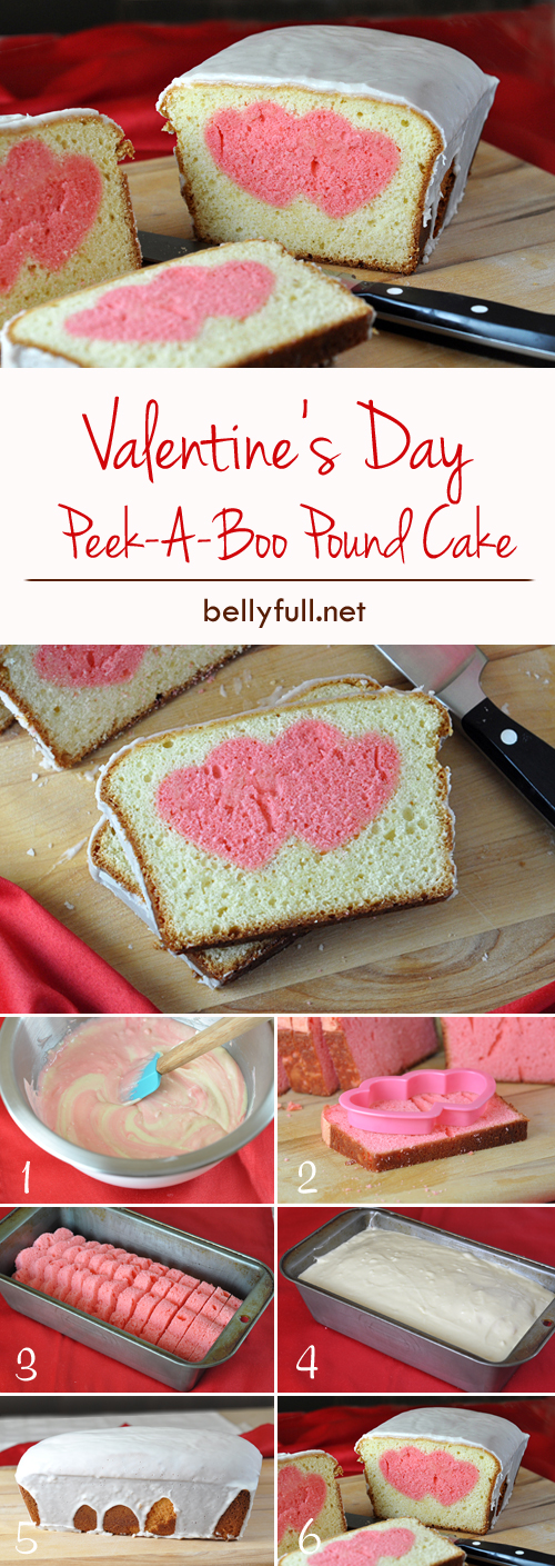 Valentine's Day Peek-a-Boo Pound Cake