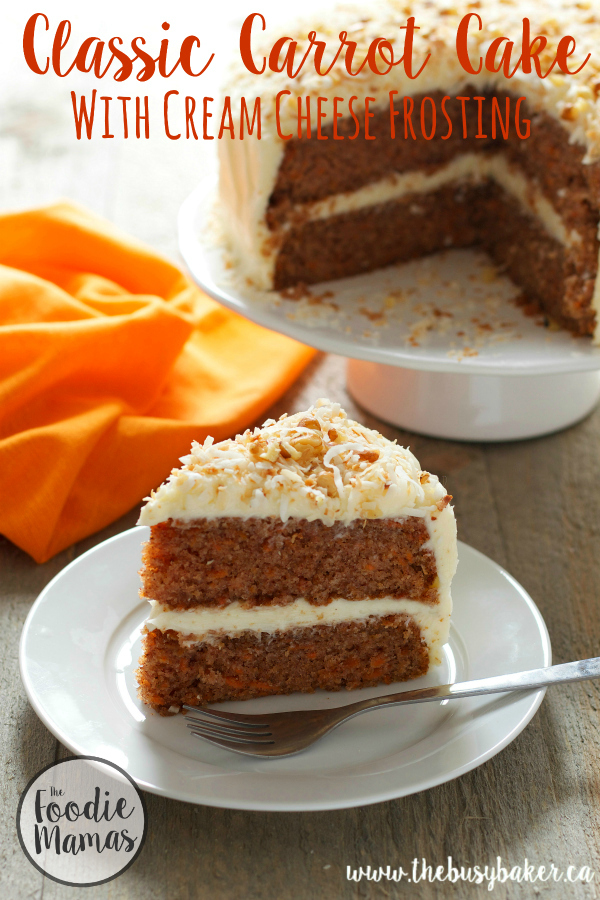 Classic Carrot Cake with Cream Cheese Frosting