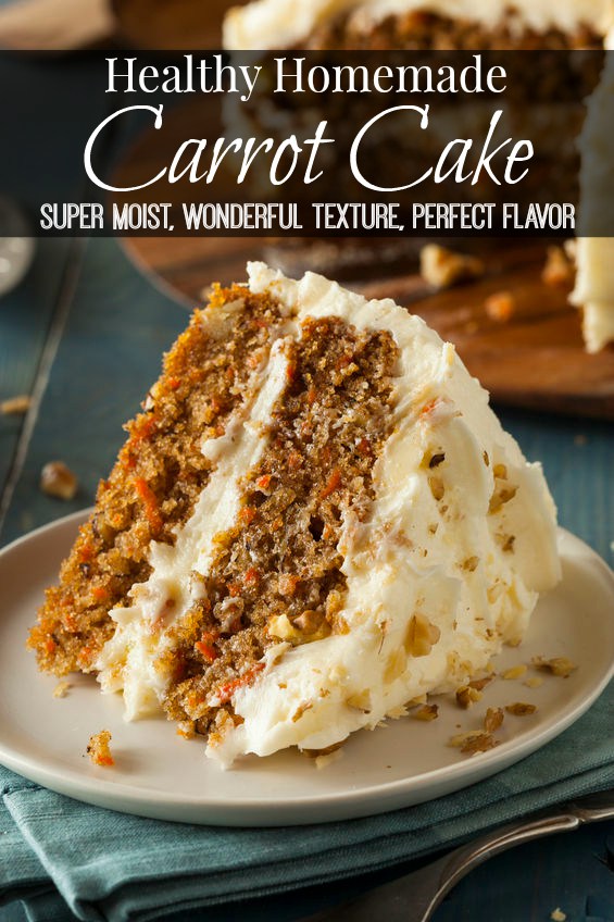 Healthy Homemade Carrot Cake