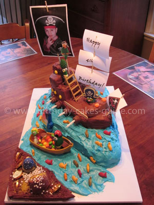Pirate Ship Cake Designs