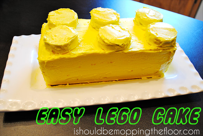 Ridiculously Easy Lego Cake