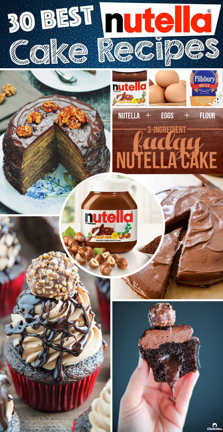 30 Best Nutella Cake Recipes 
