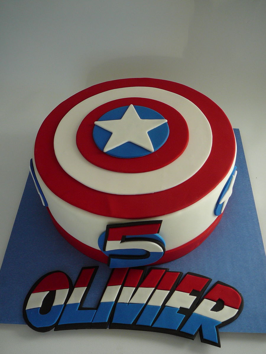 Captain America Cake