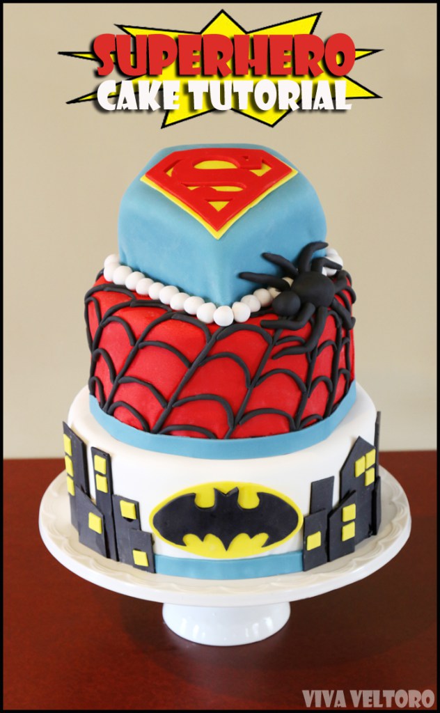 Superhero Birthday Cake Tutorial