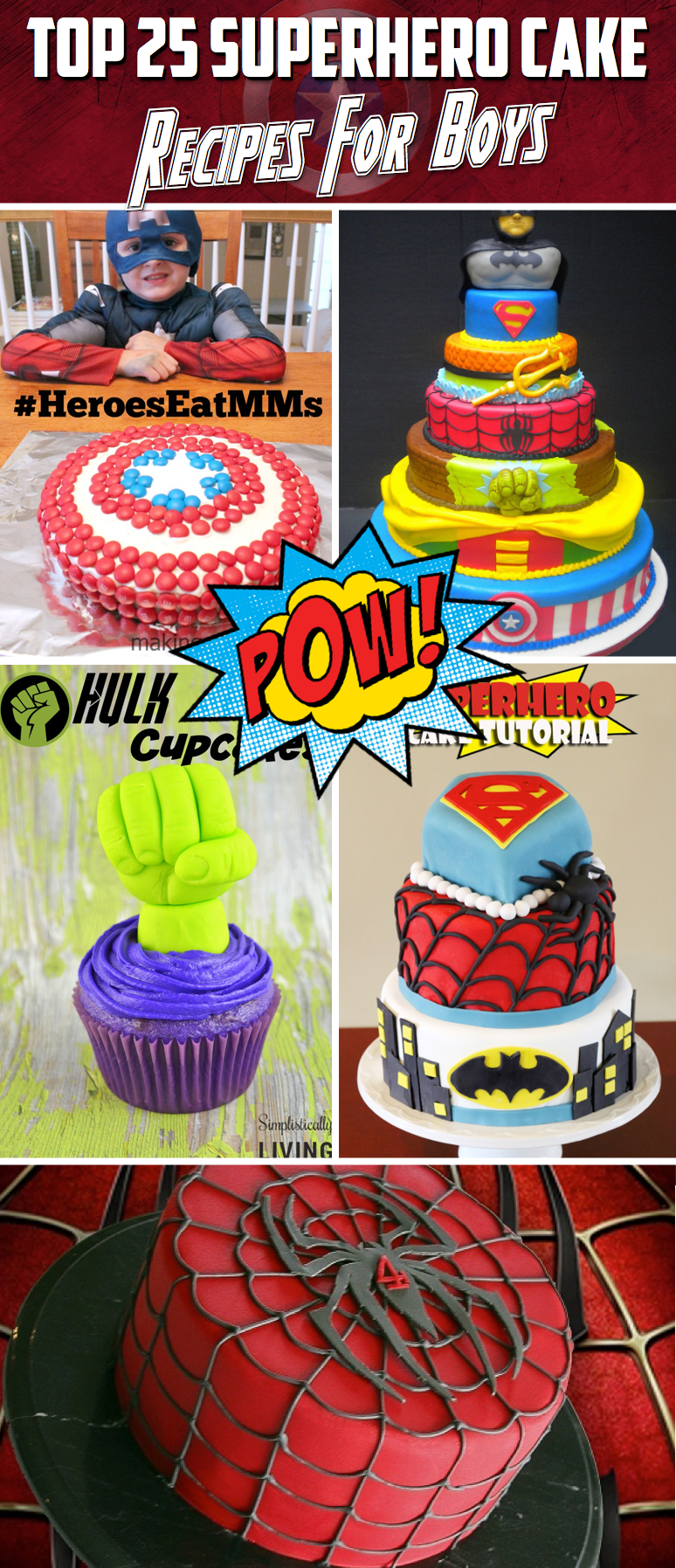 Top 25 Superhero Cake Recipes and Ideas For Boys