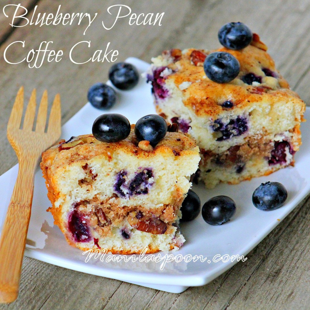 Blueberry Pecan Coffee Cake