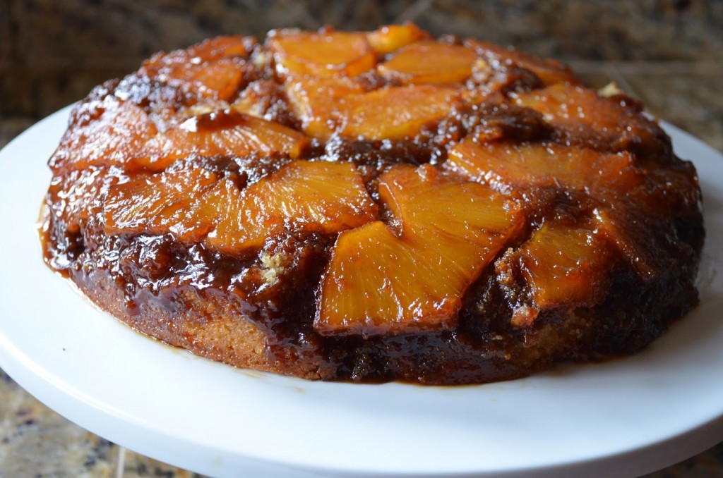 Fresh Pineapple Upside Down Cake from Scratch