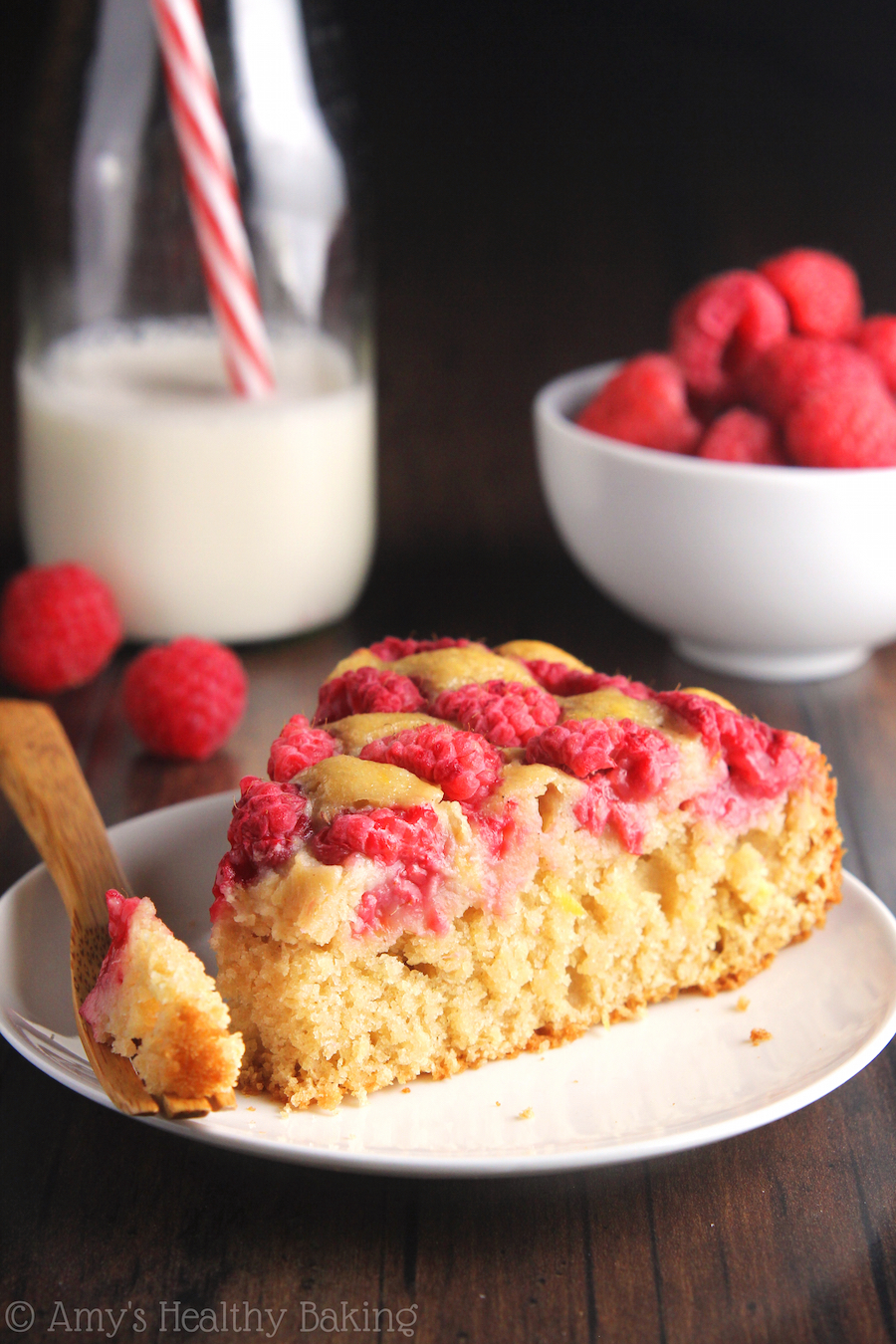 Simple Raspberry Lemon Cake