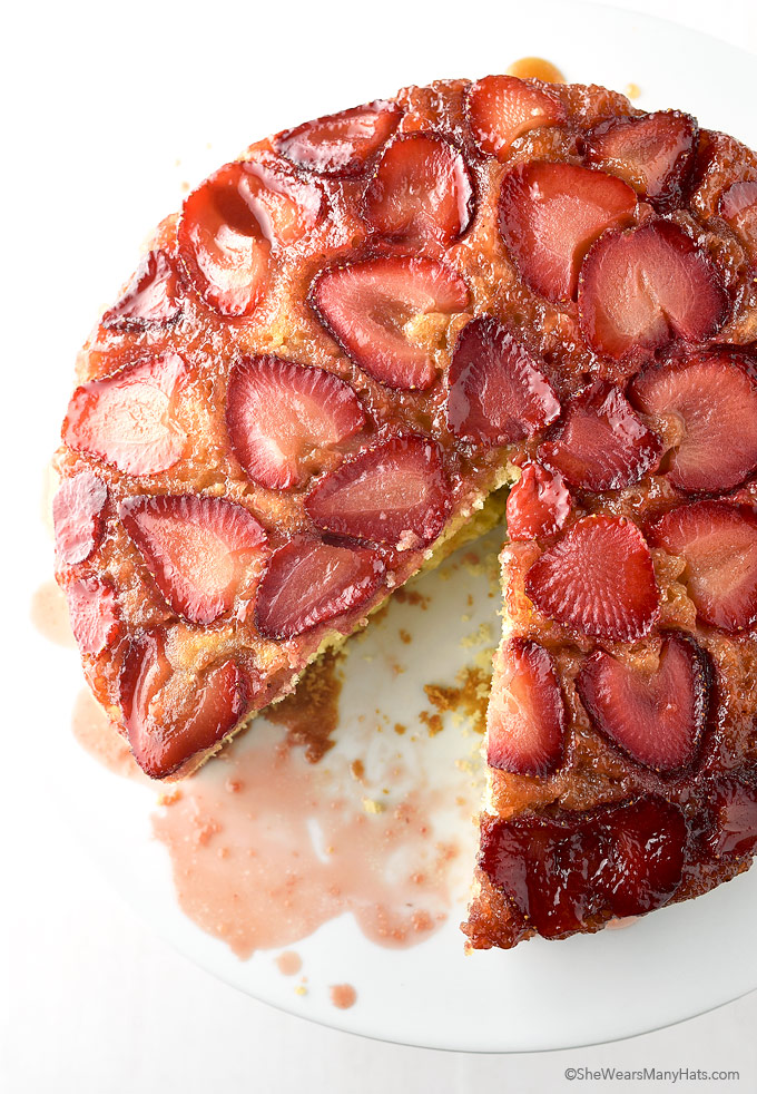 Strawberry Upside Down Cake