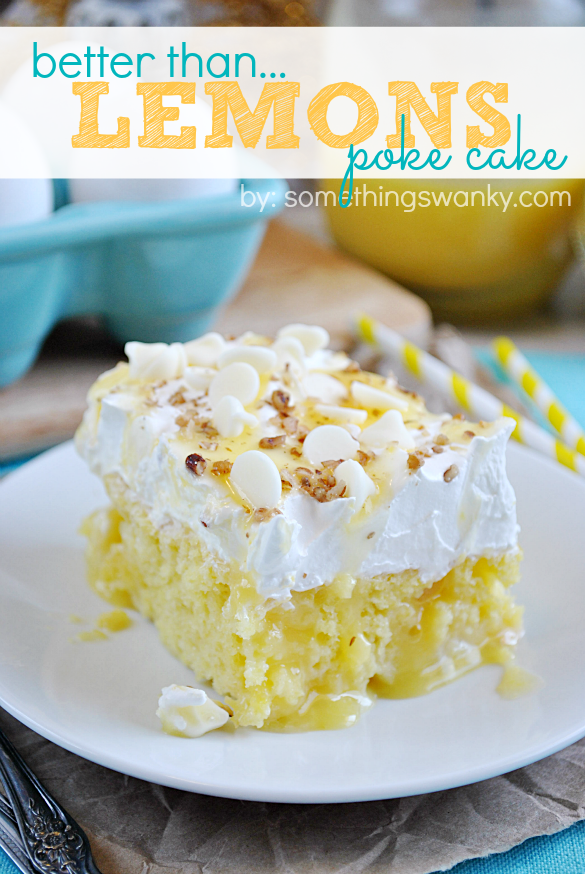 Lemons Poke Cake