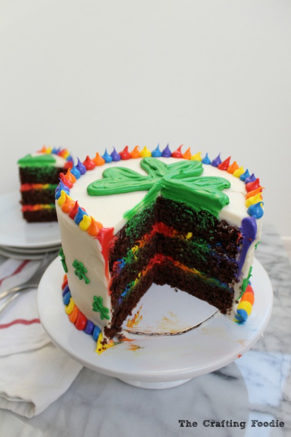Chocolate Rainbow Cake