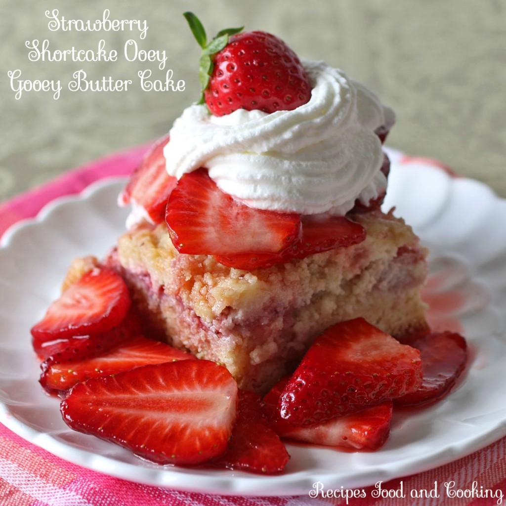 Strawberry Shortcake Butter Cake