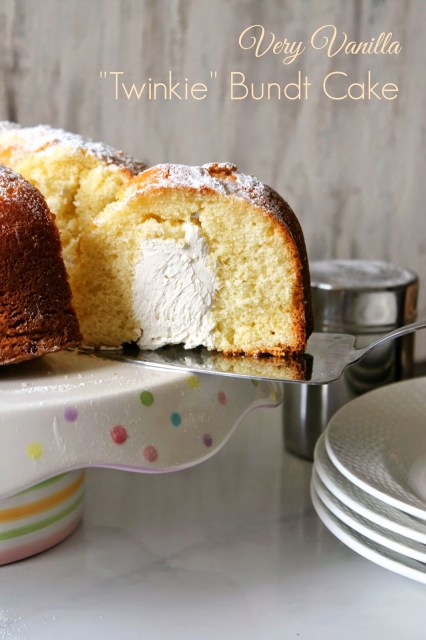 Very Vanilla “Twinkie” Cake