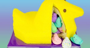 Giant Peeps Cake with Surprise Inside