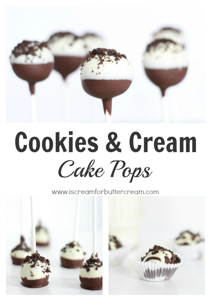 Cookies and Cream Cake Pops