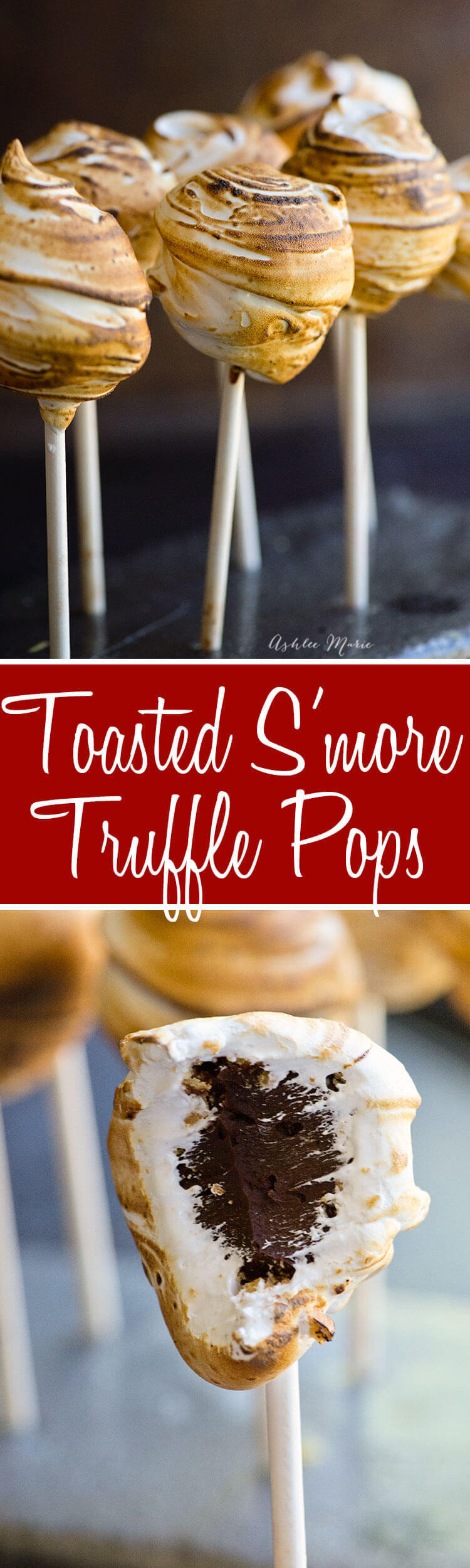 Toasted S’more Truffle Pops