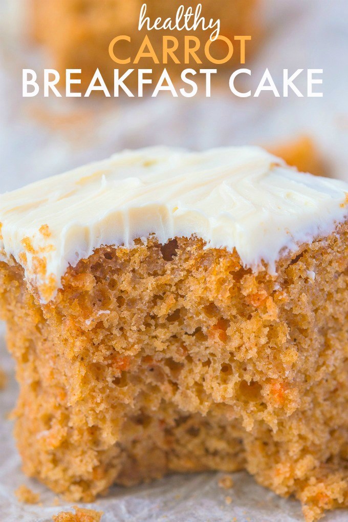 Healthy Flourless Carrot Breakfast Cake