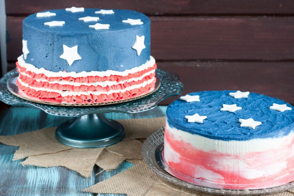 Patriotic Funfetti Cake