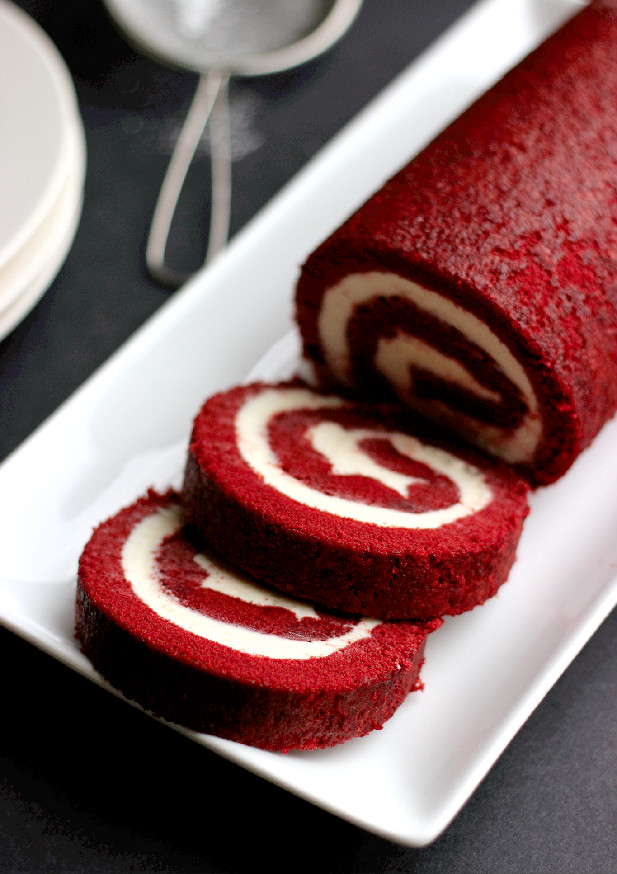Red Velvet Cake Roll