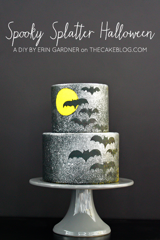 Spooky Splatter Halloween Cake